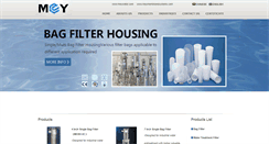 Desktop Screenshot of meyfiltration.com